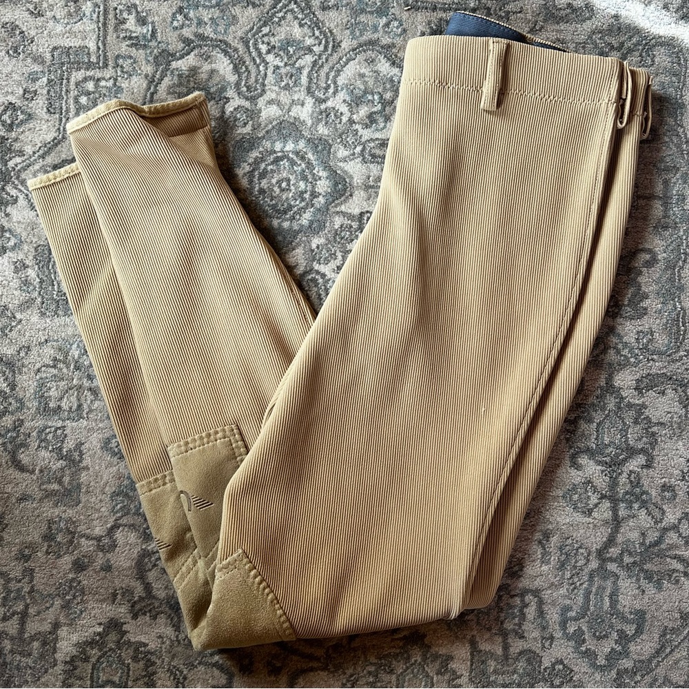 TuffRider Ribbed Riding Breeches - Picture 5 of 7